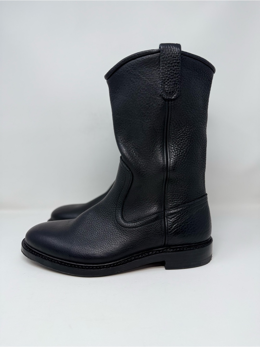 New Allen Edmonds Dallas Leather Roper Boots Black Sz 10 - Picture 6 of 11